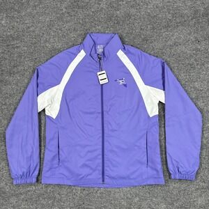 Kate Lord Performance Womens Size L Purple Full Zip Golf Jacket Daytona Beach